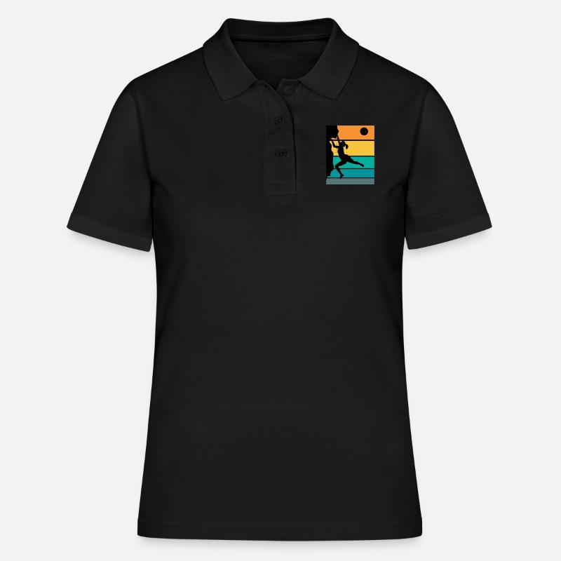 Femmes Escalade Boulder Escalade Escalade - Polo Femme - noir