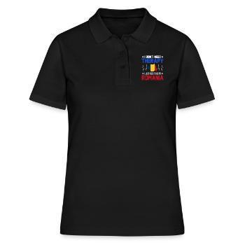 Roumanie - Polo Femme - noir - Devant - Ailine (174cm)