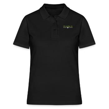 Docteur 2022 Doctorat Doctorat Thèse de doctorat - Polo Femme - noir - Devant - Ailine (174cm)