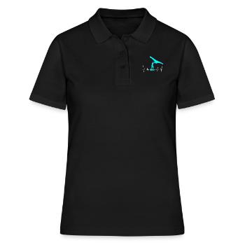 Wing Foiler Wing Surf Wingfoil Wingsurf - Polo Femme - noir - Devant - Ailine (174cm)