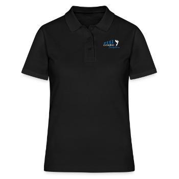 Évolution du saxophone - Polo Femme - noir - Devant - Ailine (174cm)