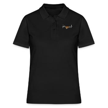 Balkan Hrvatska Apc Balkan Jebiga Hrvatska Kroate - Frauen Polo Shirt - Schwarz - Vorne - Ailine (174cm)