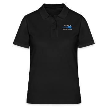 Just a Fletch Wound Archery - Women's Polo Shirt - black - Front - Ailine (174cm)
