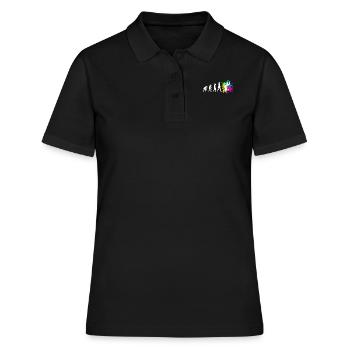 Paintball Evolution Paintballer - Polo Femme - noir - Devant - Ailine (174cm)