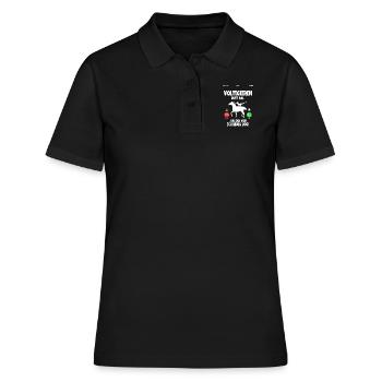 Mädchen Voltigieren Volti - Frauen Polo Shirt - Schwarz - Vorne - Ailine (174cm)