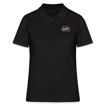 Pêche Agressive Sensible Cadeau - Polo Femme - noir - Devant - Ailine (174cm)