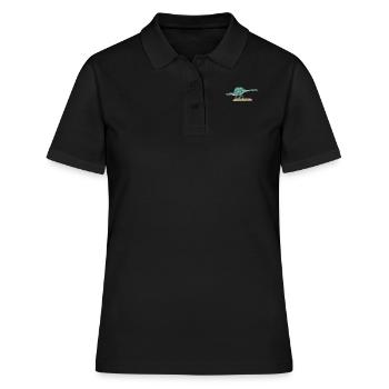 Spinosaurus I Thorn Lizard Crétacé Fossile - Polo Femme - noir - Devant - Ailine (174cm)