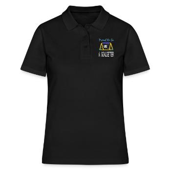 Je suis fier d’être un attaquant Idée cadeau Football - Polo Femme - noir - Devant - Ailine (174cm)