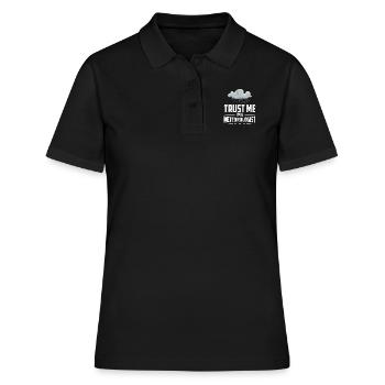 Storm Hunter Tornados Storm Chaser Cadeau - Polo Femme - noir - Devant - Ailine (174cm)
