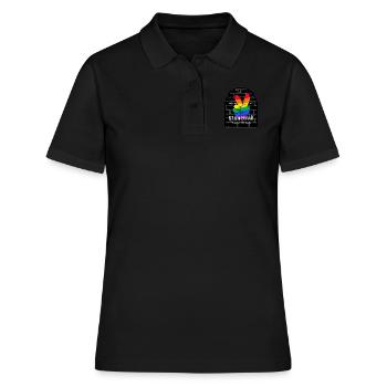 Stonewall 28. Juni 1969 - Vergessen. - Frauen Polo Shirt - Schwarz - Vorne - Ailine (174cm)