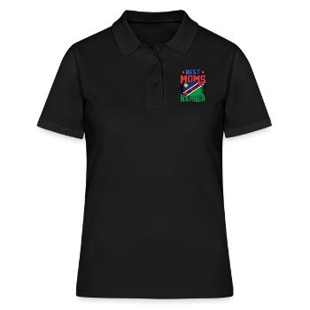 Namibia - Frauen Polo Shirt - Schwarz - Vorne - Ailine (174cm)