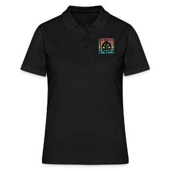 Ladybug Entomologist Entomology Ladybirds - Frauen Polo Shirt - Schwarz - Vorne - Ailine (174cm)
