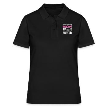 West Virginia mutter geschenk - Frauen Polo Shirt - Schwarz - Vorne - Ailine (174cm)