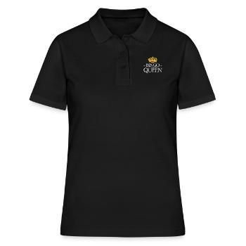 Bingo Queen Shirt Gift - Women's Polo Shirt - black - Front - Ailine (174cm)