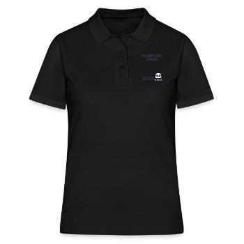 Jobwechsel Kollege Teamkollege neuer Job - Frauen Polo Shirt - Schwarz - Vorne - Ailine (174cm)
