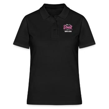 En cas de doute, il y a toujours un seul homme responsable - Polo Femme - noir - Devant - Ailine (174cm)