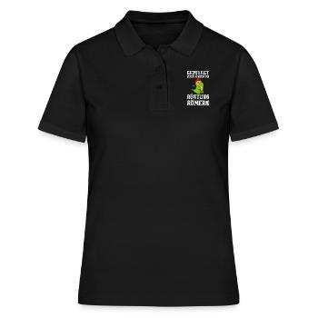 Gepflegt einen hinter die Rüstung römern Malle - Frauen Polo Shirt - Schwarz - Vorne - Ailine (174cm)