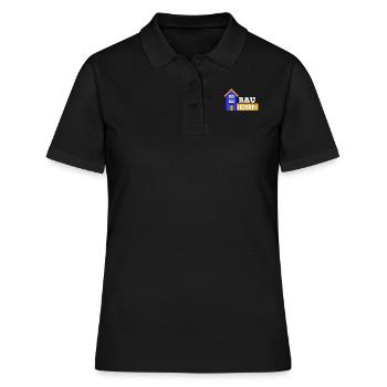 Bauherrin Eigenheim Hausbauer - Frauen Polo Shirt - Schwarz - Vorne - Ailine (174cm)