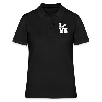 Chypre - Polo Femme - noir - Devant - Ailine (174cm)