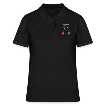 Malaisie - Polo Femme - noir - Devant - Ailine (174cm)