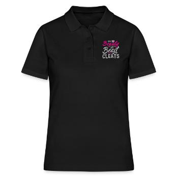 Ich Bin Eine Schönheit Auf Der Straße Und Ein - Frauen Polo Shirt - Schwarz - Vorne - Ailine (174cm)