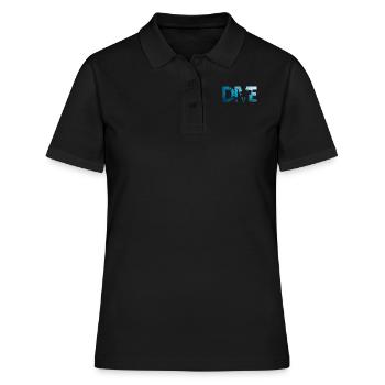 Apnea Diver Apnéiste Scuba Diver - Polo Femme - noir - Devant - Ailine (174cm)