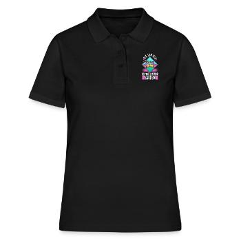 Die tun nix die wollen nur saufen - Frauen Polo Shirt - Schwarz - Vorne - Ailine (174cm)