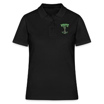 Halloween Vote Zombie Spooky Monster Horreur - Polo Femme - noir - Devant - Ailine (174cm)