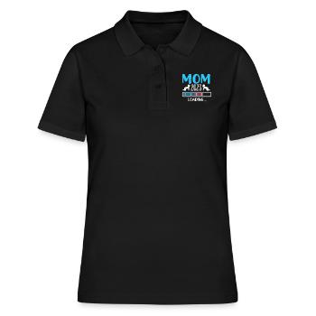 Mom 2023 loading Mother Pregnancy Mom - Women's Polo Shirt - black - Front - Ailine (174cm)