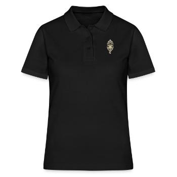 Ganesha I Hindouisme Bouddhisme Motif pour - Polo Femme - noir - Devant - Ailine (174cm)