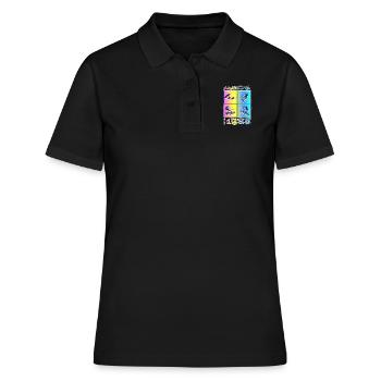 Awesome since 1983. Wakeboard Lifestyle - Women's Polo Shirt - black - Front - Ailine (174cm)