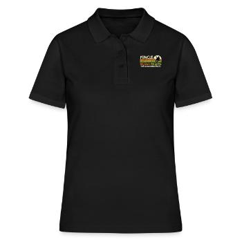 Funcle the Man the Myth the Bad Influence - Women's Polo Shirt - black - Front - Ailine (174cm)