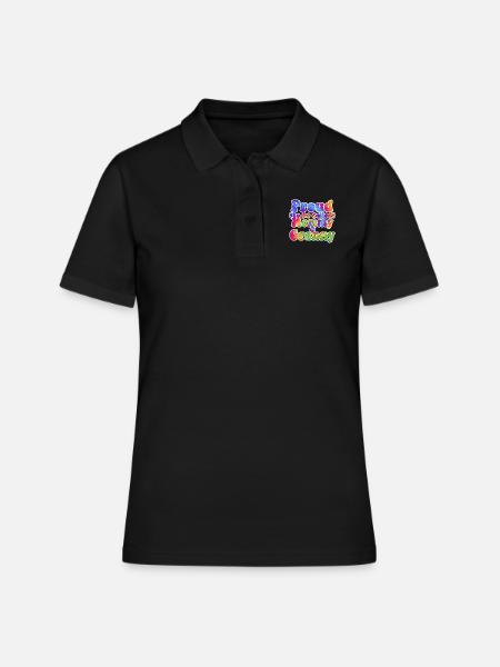 Proud mommy and Granny - Women's Polo Shirt - black