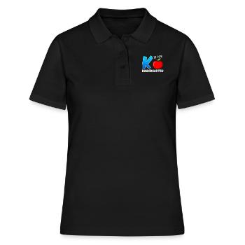 Kinder K stands for Kindergarten - Women's Polo Shirt - black - Front - Ailine (174cm)