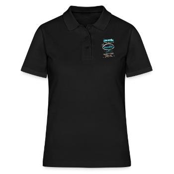 Leg dich nicht mit mir an Krankenschwester - Frauen Polo Shirt - Schwarz - Vorne - Ailine (174cm)