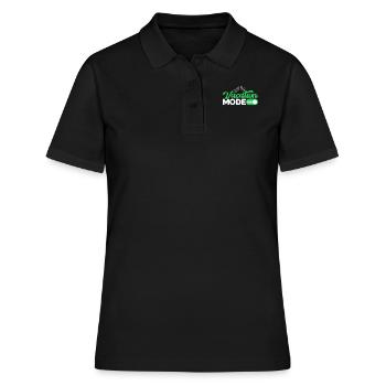 Vacation Mode On - Women's Polo Shirt - black - Front - Ailine (174cm)