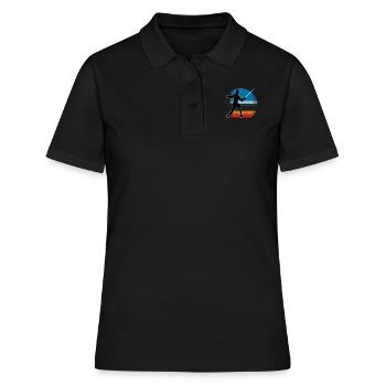 Escrime Escrime Escrime sportive - Polo Femme - noir - Devant - Ailine (174cm)