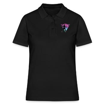 Escrime Escrime Escrime sportive - Polo Femme - noir - Devant - Ailine (174cm)