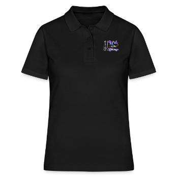 Lord of the strings Der Meister der Geige - Frauen Polo Shirt - Schwarz - Vorne - Ailine (174cm)