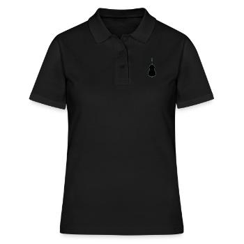 Contrebasse - Polo Femme - noir - Devant - Ailine (174cm)