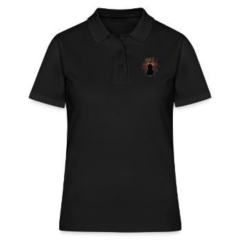 Contrebasse - Polo Femme - noir - Devant - Ailine (174cm)