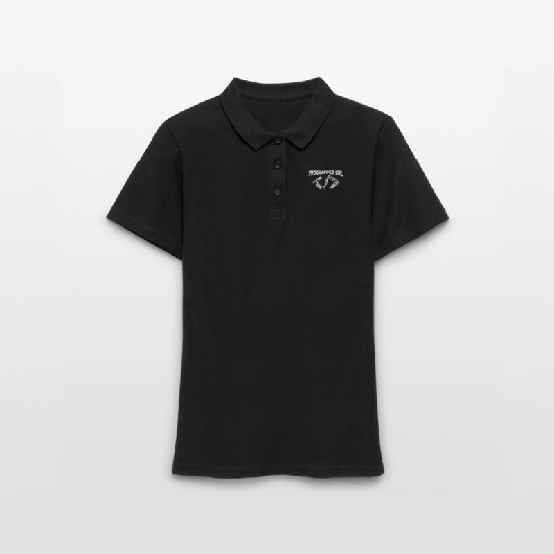 Developer Coder Programmer Girl Women's Polo Shirt