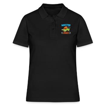 Master 2023 Graduation End of Master's degree - Women's Polo Shirt - black - Front - Ailine (174cm)