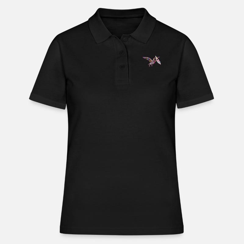 Ptérodactyle - Polo Femme - noir