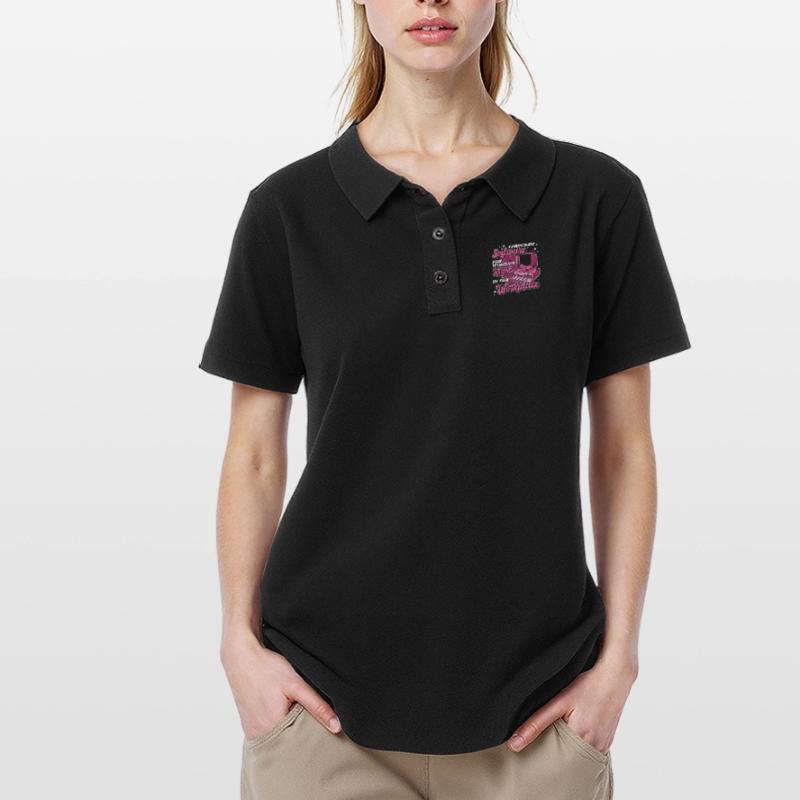 Entwickler Coder Programmierer Arbeitsplatz Frauen Polo Shirt