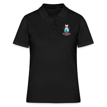 Call me Bachelor 2023 Bachelor Degree - Women's Polo Shirt - black - Front - Ailine (174cm)