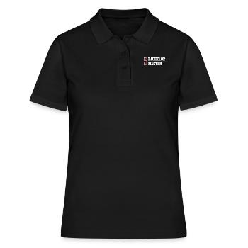 Completed Bachelor's Degree Master's Degree - Women's Polo Shirt - black - Front - Ailine (174cm)