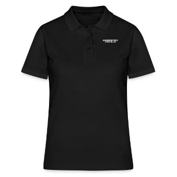aggressiver Schwiegervater - Frauen Polo Shirt - Schwarz - Vorne - Ailine (174cm)