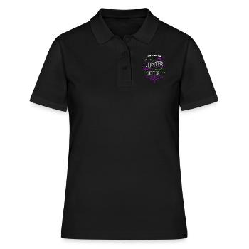 T-shirt d’astronomie des planètes en apesanteur génial - Polo Femme - noir - Devant - Ailine (174cm)