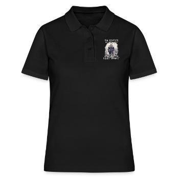 Ragnar Legendärer Krieger Wikinger Nordisch - Frauen Polo Shirt - Schwarz - Vorne - Ailine (174cm)